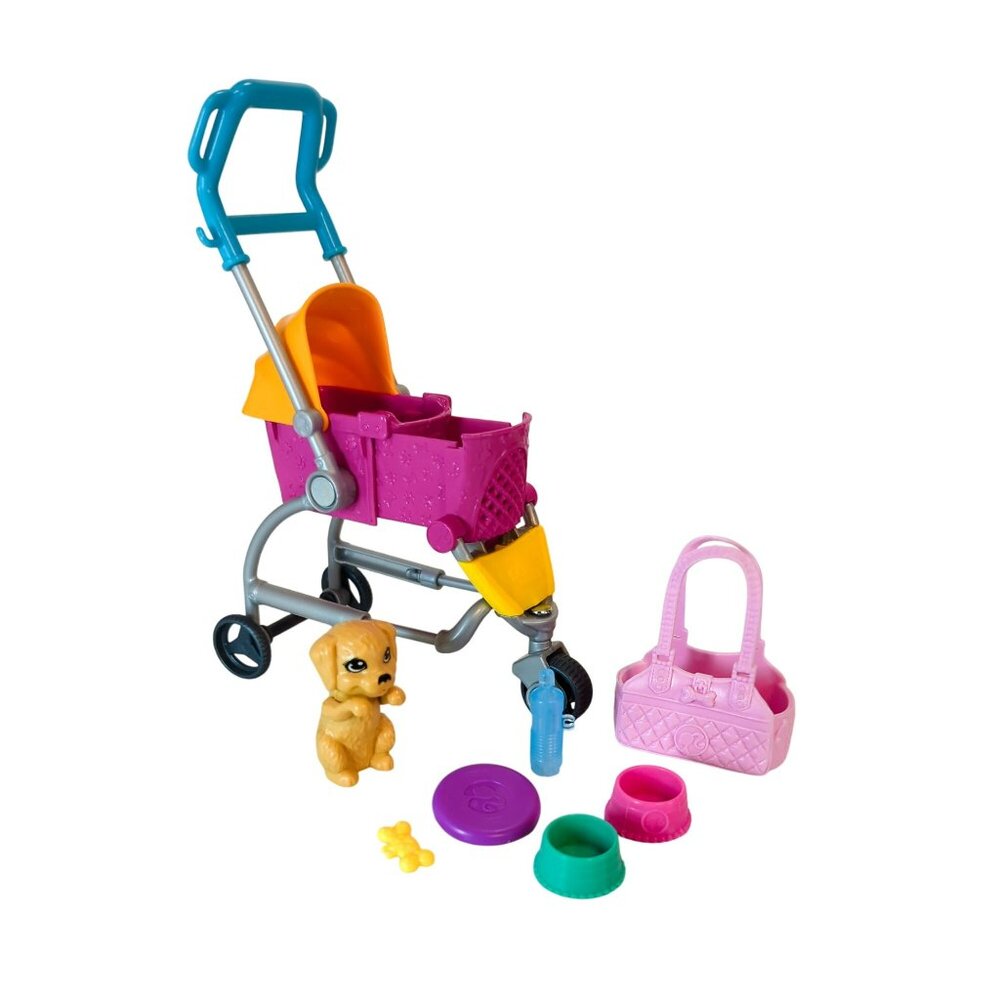 Barbie GHV92 Stroll N Play Pups Playset Replacement Accessories 2019